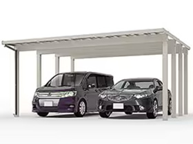 YYKKAP ジーポート2台用orLIXIL カーポートST(積雪150㎝ 6本柱)