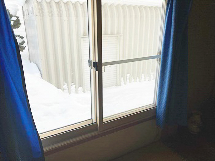 窓をお取り替えして、寒さ対策もバッチリです。