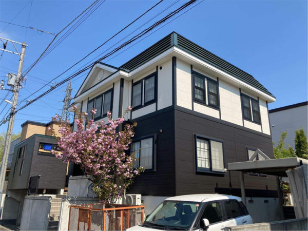 札幌市 S様邸 外壁貼り替え・屋根工事リフォーム事例